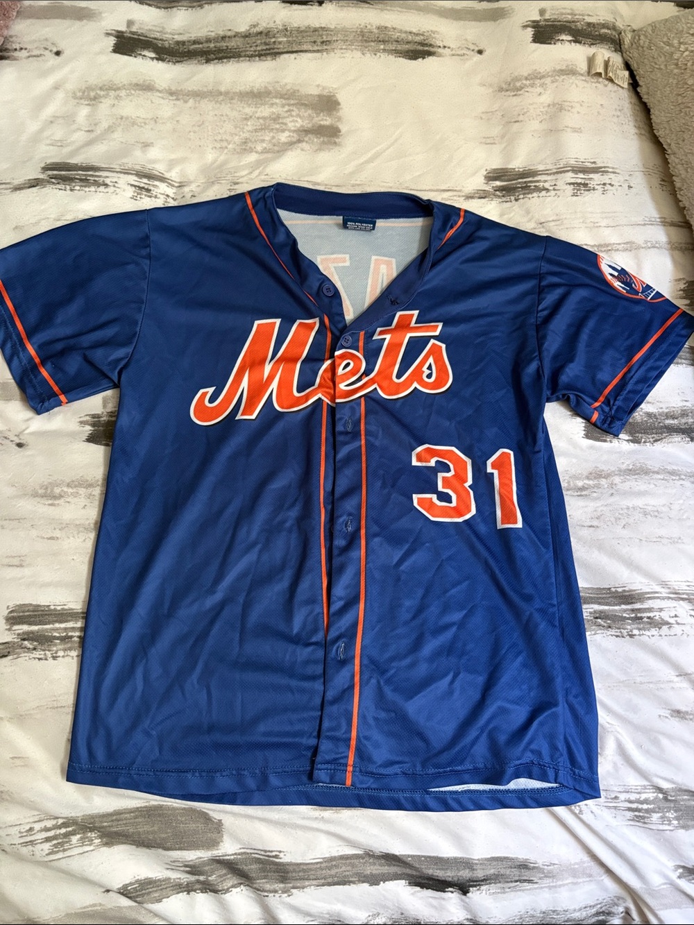 New York Mets Mike Piazza Baseball Jersey Shirt - XL